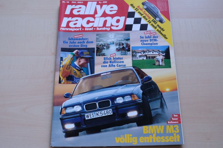 Deckblatt Rallye Racing (10/1993)